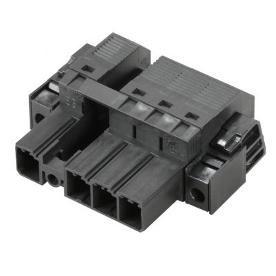 WEIDMULLER SVF 7.62HP/04/180SFBMF4 SN BK BX Wtyk PCB (złącze wiązki), 7.62 mm, Liczba biegunów: 4, PUSH IN 1429970000 /25szt./ (1429970000)